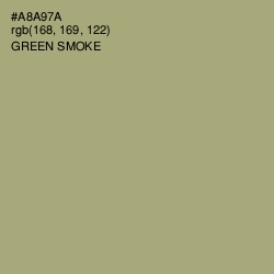 #A8A97A - Green Smoke Color Image
